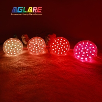Aglare Étanche Nouvelle Lumière Cabochon RGB 80mm AC 24V Lumière Turbo Ampoules LED Pixel pour Parc d'Attractions
