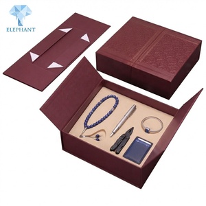 Caja de Regalo Rígida Premium, Caja de Lujo para Artículos de Papelería, Caja para Tarjetas, Papel Recubierto, Estampado en Lámina Dorada, Relieve, Embalaje Reciclado - Product Image 1