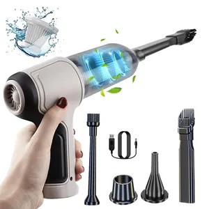 Draagbare Mini Handheld Draadloze 13000Pa Natte Droge Stofzuiger Hand Stofzuiger Voor Auto Aspirateur De Voiture