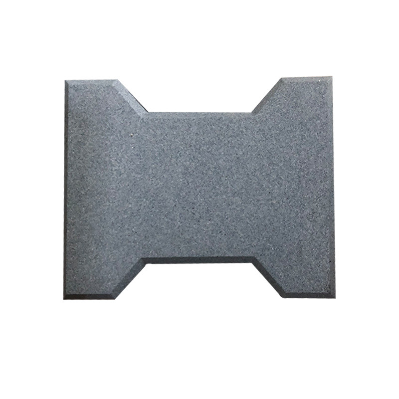 Красочные наружные резиновые защитные напольные покрытия EPDM, квадраты для собак, косточки, Переплетенные плитки для тротуаров, фитнес-дорожки, нескользящий дизайн