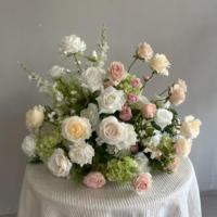 F-FC021 Boules de fleurs artificielles en soie de haute qualité modernes pour décorations de mariage