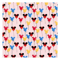 Tissu Popeline de Coton Biologique Écologique Personnalisé à Motif Dessin Animé Mikey Hands Face Balloon pour Chemises et Sacs pour Garçons - Vente Directe Usine