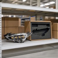 Nouvel ensemble de phares matriciels à lentille en cristal avec clignotants séquentiels LED, style Lambo, pour Volkswagen Lavida 2009-2015, compatible OLIVER, 45W