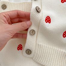<strong>Baby</strong> Girl Autumn <strong>Winter</strong> 100% Cotton Fashion Sweater Knitted Cardigan Short <strong>Clothes</strong> with Foreign Style - Product Image 3