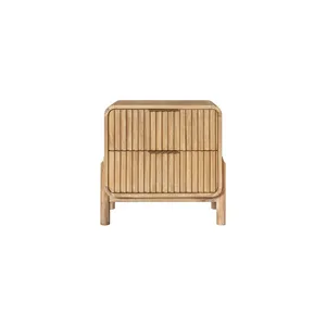 Combohome <span class=keywords><strong>Mesita</strong></span> <span class=keywords><strong>de</strong></span> <span class=keywords><strong>noche</strong></span> moderna <span class=keywords><strong>de</strong></span> roble <span class=keywords><strong>natural</strong></span> con 2 cajones, <span class=keywords><strong>mesita</strong></span> <span class=keywords><strong>de</strong></span> <span class=keywords><strong>noche</strong></span> <span class=keywords><strong>de</strong></span> madera maciza - Product Image 2