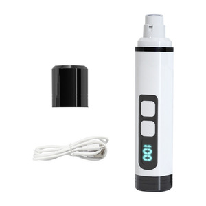 थोक कुत्ता ग्रोमिंग उपकरण इलेक्ट्रिक पेट नाखून ग्राइंडर जी 07 हल्के सफेद नाखून ग्रिंडर G07 कुत्तों के लिए बिल्लियों पंजे ट्रिमर - Product Image 1