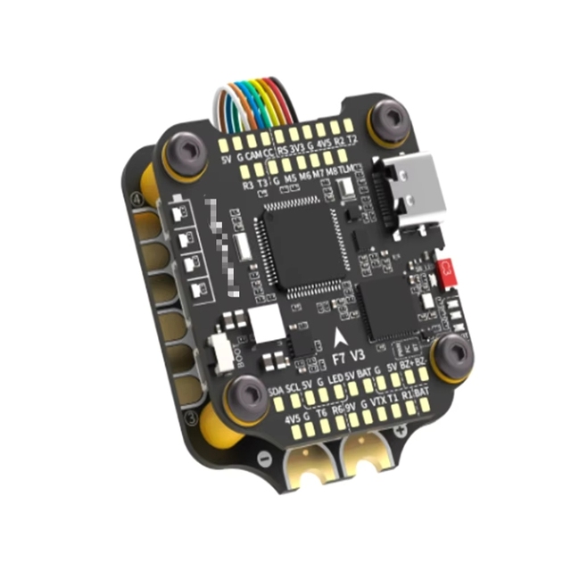 ZYSY F7 V3 BL32 50A 30X Stack BMI270 F722 Flight Controller BLHELI A 4in1 ESC 3-6S For FPV Drones DIY Part