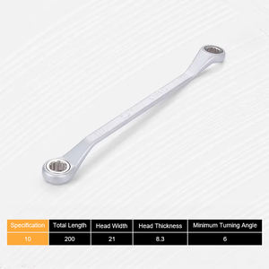 Conjunto de Chaves de Catraca de Ação Rápida Pequenas com Curva de 10mm-24mm Fabricante de Chaves de Boca com Catraca - Product Image 2