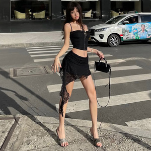 Top Corto de Verano, Nuevo, Ajustado, Color Sólido, con Tirantes, Cintura Alta, Elegante, Combinable con Todo, <span class=keywords><strong>para</strong></span> Mujer - Product Image 3