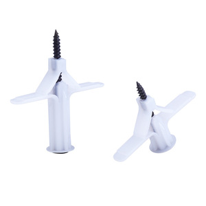 Cheville de fixation murale Bk Beikun pour cloisons sèches 10x29 10x35 10x45 – Cheville à expansion en plastique métrique à percussion pour fixation murale creuse - Product Image 1