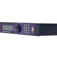 Thinuna DAP-0408 Mixeur audio numérique professionnel pour karaoké 96k 4 entrées 8 sorties Processeur audio pour équipement de sonorisation professionnel