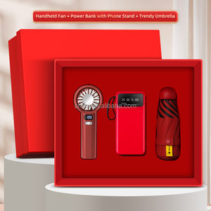 Contacter Événement essentiel ensemble de cadeau promotionnel ventilateur Power Bank parapluie parfait pour <span class=keywords><strong>Air</strong></span> <span class=keywords><strong>Cargo</strong></span> Company avec personnalisable - Product Image 5