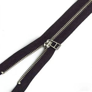 <span class=keywords><strong>Fermeture</strong></span> éclair métallique durable à extrémité fermée avec dents haute résistance et curseur à glissement fluide pour vestes, jeans, sacs, couture et artisanat - Product Image 4