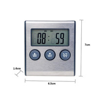 Termometer Daging dengan Probe untuk Oven, Barbekyu, dan Pemanggangan, Dilengkapi Timer Dapur dengan Fitur Countdown