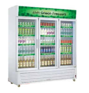 Réfrigérateur de présentation commercial Tongmai à 3 portes vitrées, double température, refroidissement direct, dégivrage automatique, 12 étagères, 220V - Product Image 6