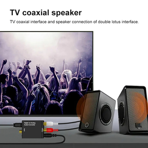 Bộ chuyển đổi tín hiệu quang học đồng trục Toslink sang âm thanh tương tự Bộ chia âm thanh & bộ chuyển đổi - Product Image 5