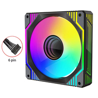 Nouvelle arrivée 5V ARGB boîtier ventilateur plastique refroidissement rvb CPU ventilateurs radiateur pour boîtier d'ordinateur