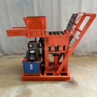 Machine automatique multifonctionnelle de fabrication de briques en terre cuite, à faible investissement, pour petites entreprises, avec moteur et boîte de vitesses, pour briques autobloquantes hydrauliques