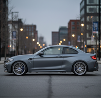 Rines de Aleación Forjados Personalizados de 17-28 Pulgadas, 5 Radios Plateados, 5x120 5x112/130 para BMW M2 M3 M4 M5 Serie 2 3 4 5 E46 E90 E92 F30