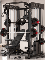 DINUO – Cage de musculation intégrée Smith, entraînement complet du corps, appareil de fitness fonctionnel pour la maison et le studio – Vente directe usine