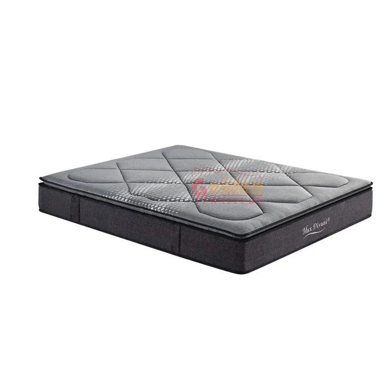 Hypo-Allergene Kussen Top Deluxe Traagschuim Matras Cool Gel Matras Full Size Doorligwond Matras Op Promotie