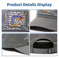 Fabricant OEM ODM Casquette de baseball personnalisée brodée en 3D Vente en gros Casquette de sport six panneaux Casquette à visière incurvée Unisexe