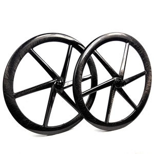 BIKEDOC ZR2850 NOUVEAU Design 700C Roues Tubeless Jeu de roues 6 rayons 50mm Super léger <span class=keywords><strong>Roue</strong></span> en carbone 6 rayons pour vélos de route - Product Image 5