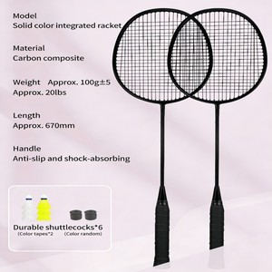 <span class=keywords><strong>Raqueta</strong></span> de Bádminton de Carbono Tejido Completo <span class=keywords><strong>Nueva</strong></span> 2025, Cabeza Pesada para Jugadores Ofensivos, Uso en Entrenamiento - Product Image 5