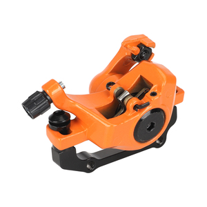 Juego de frenos de disco delanteros originales para patinete eléctrico Kugoo Kukirin G2 G4, base de freno de aleación de aluminio, piezas de repuesto - Product Image 3
