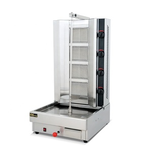 Machine de fabrication de produits carnés de table à 4 brûleurs, à gaz, pour poulet et shawarma, fournie directement par l'usine - Product Image 2