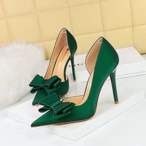 Best Seller Designer Fashion 2025 Sweet Pointed Toe <b>Bows</b> Stiletto High Heels for Ladies - Product Image 4