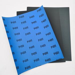 Papel Abrasivo Impermeable de Carburo de Silicio con Respaldo de Papel de Látex Azul OEM, 30% de Látex, 230 mm x 280 mm, Dureza Media, para Pulir Automóviles - Product Image 2