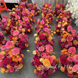 IFG Tropical Floral et Feuilles avec Artificielle <span class=keywords><strong>Ananas</strong></span> Boule Fleur Centres pour Décoration <span class=keywords><strong>de</strong></span> <span class=keywords><strong>Table</strong></span> <span class=keywords><strong>de</strong></span> Mariage - Product Image 5