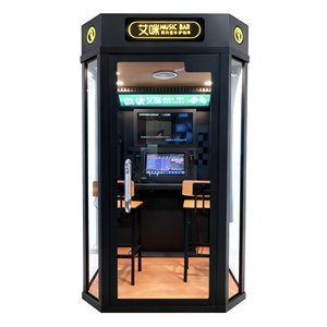 Ninix Black Stainless Steel High-End Enclosed Self-Service Interactive Kiosk-Commercial Smart <b>Terminal</b> Mall Entertainment Model - Product Image 2
