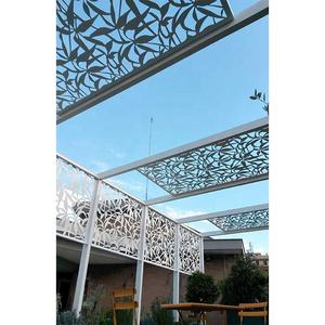 <span class=keywords><strong>Pannelli</strong></span> <span class=keywords><strong>Decorativi</strong></span> per Pergole da Esterno, Copertura Parasole, Pannello in Metallo Tagliato al <span class=keywords><strong>Laser</strong></span> in Alluminio - Product Image 2