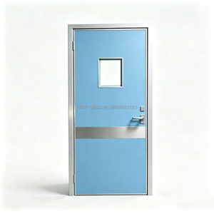Puerta de Plomo de 2 mmPb para Protección Contra Rayos X, Color <span class=keywords><strong>RAL</strong></span> <span class=keywords><strong>7031</strong></span>, para Radiología Hospitalaria, Fabricada por Profesionales - Product Image 2