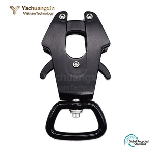 Hebillas de cinturón con clip de rana de liberación automática negras para mascotas, herrajes, hebillas de collar, ganchos tipo enlace de conexión - Product Image 2