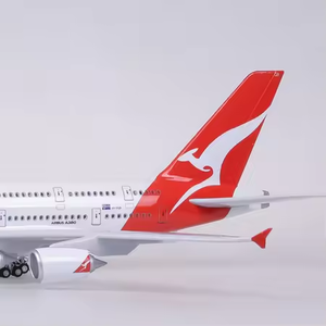 Qantas Airlines Airbus A380 modelo de avión de pasajeros modelo de avión 1:160 modelo de simulación 47M avión al por mayor - Product Image 6