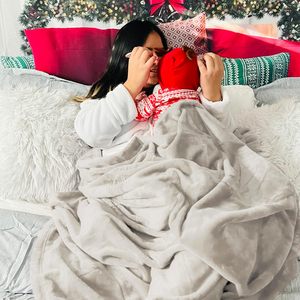 Siêu mềm mại và ấm áp chăn, tất cả các mùa sử dụng, ấm cúng, trọng lượng nhẹ thêm lớn Fleece flannel Chăn cho đi văng, sofa - Product Image 5