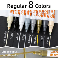 Stylo de réparation de coulis imperméable et anti-moisissure avec pointe en fibre pour la restauration du coulis de carrelage céramique, marqueur permanent résistant aux taches d'huile