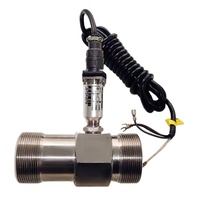 Flow Meter Berkualitas Tinggi, Sensor Flow Meter Turbin Air dengan Sinyal Pulsa, Sambungan Berulir, Flow Meter 2-inci dan 1-inci