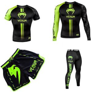Ensemble de survêtements d'entraînement <span class=keywords><strong>Venom</strong></span> à séchage rapide et respirant, 100 % polyester, 160 g, imprimé numérique, pour hommes et femmes, <span class=keywords><strong>UFC</strong></span>, boxe, gym, arts martiaux - Product Image 2