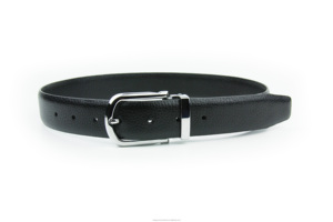 2014 nouvelle boucle ardillon en argent décontracté en cuir Jeans ceintures pour hommes avec boucle en alliage <span class=keywords><strong>ceinture</strong></span> noire - Product Image 3