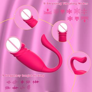 APP Draadloze Besturing Springende Ei 10-frequentie Telescopische <span class=keywords><strong>Vibrator</strong></span> roze Elektrische Vrouwelijke Love <span class=keywords><strong>Egg</strong></span> <span class=keywords><strong>Vibrator</strong></span> - Product Image 2