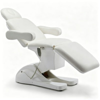 Lit de massage électrique blanc moderne pour spa de beauté avec 3 moteurs, garantie, lit de massage thaïlandais pour spa capillaire à 3 moteurs