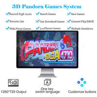 Boîte de jeu Pandoras 4710 Console de jeu d'arcade WIFI Télécharger Arcade 3D Jamma Joystick Button Console de jeu d'arcade rétro