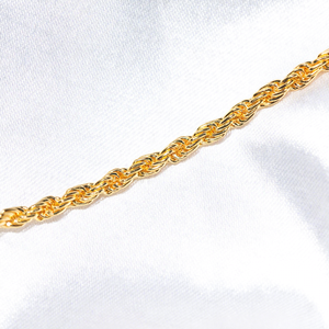 Großhandel Goldgefülltes Massivgold G18K Au 750 für Herren, Seilkettengliederketten für Herren Hip Hop Seilkettenglied-Halskette - Product Image 5