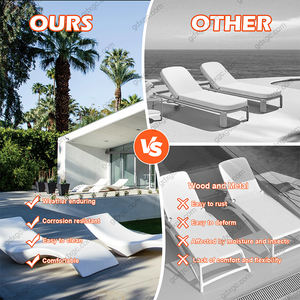 Meubles <span class=keywords><strong>de</strong></span> piscine Uv20, chaise longue <span class=keywords><strong>de</strong></span> piscine d'hôtel, lit <span class=keywords><strong>de</strong></span> <span class=keywords><strong>soleil</strong></span> <span class=keywords><strong>de</strong></span> plage <span class=keywords><strong>de</strong></span> jardin, chaises longues dans l'eau - Product Image 5