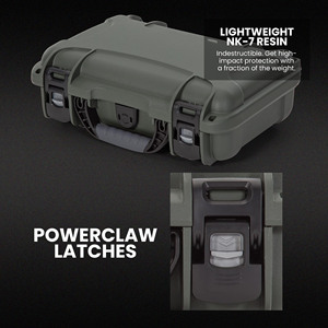 Échantillon gratuit, étui rigide en plastique noir imperméable de haute qualité IP67 avec mousse, support personnalisé OEM et ODM, valise en aluminium - Product Image 2