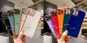 Cubierta <span class=keywords><strong>de</strong></span> teléfono <span class=keywords><strong>celular</strong></span> <span class=keywords><strong>de</strong></span> TPU Cubiertas <span class=keywords><strong>de</strong></span> teléfono <span class=keywords><strong>celular</strong></span> brillantes galvanizadas para iPhone Samsung Xiaomi Redmi <span class=keywords><strong>Huawei</strong></span> Honor Tecno Infinix - Product Image 6